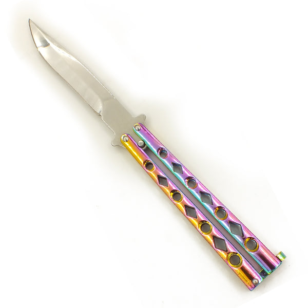 Heavy Duty Balisong Butterfly Knife Gold – Panther Wholesale