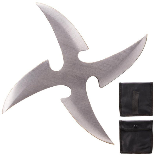 4 Inch 5 Point Throwing Star Ninja Shuriken BLACK – Panther Wholesale