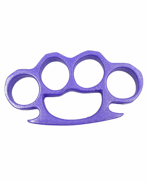 Solid Steel Knuckle Duster Brass Knuckle - Blue – Panther Wholesale