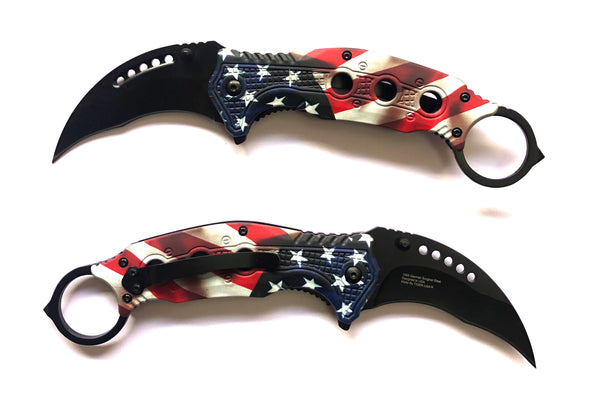 Tiger USA Rainbow Folding Knife Skulls – Panther Wholesale