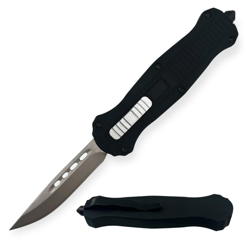 7.75 inch Otf Black Drop Point  w/ Nylon Sheath