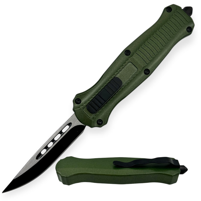 7.75 inch Otf Green  w/ Nylon Sheath Drop Point