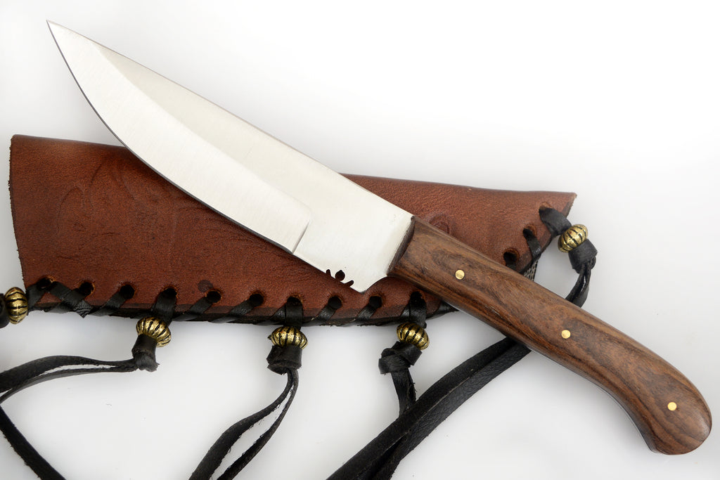 Hunting Knife Set W. Leather Case