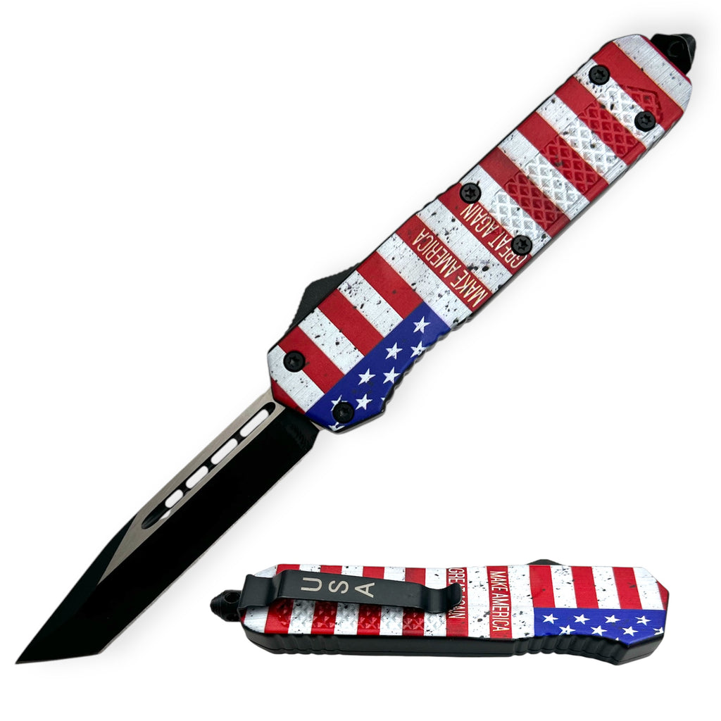 OTF Automatic Knife -Make America Great