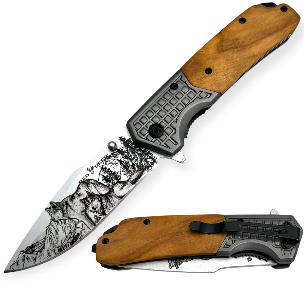 Red Deer® wooden handle Wolf