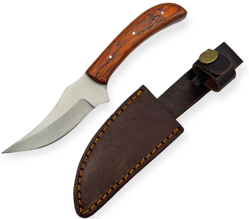 Red Deer® Hunting Knife 7.25 Inc Red Wood