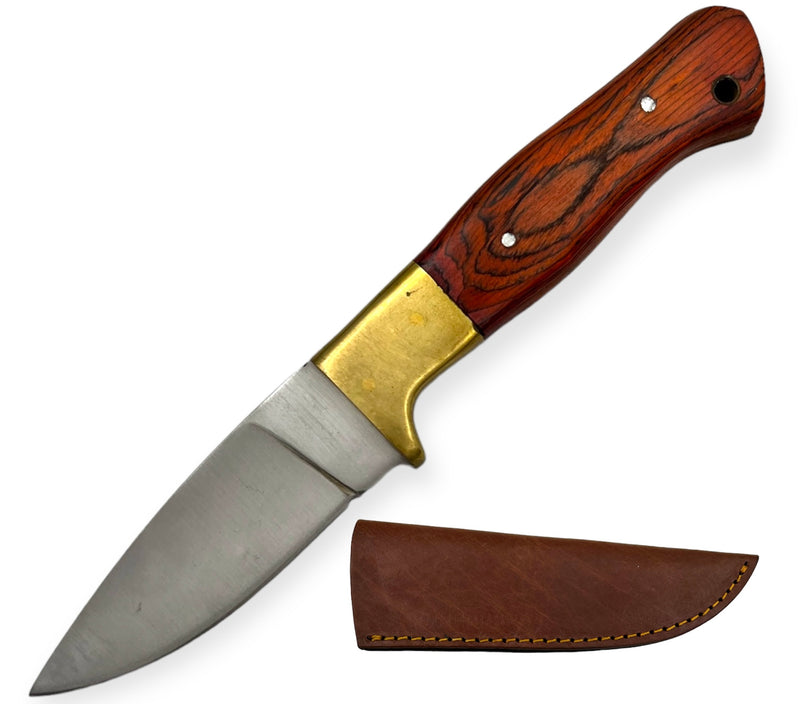 Red Deer® Hunting Knife 8.0 Inc Red Wood