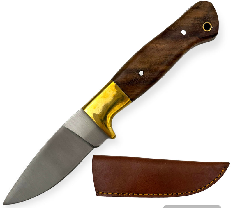 Red Deer® Hunting Knife 8.0  Inc Brown Wood