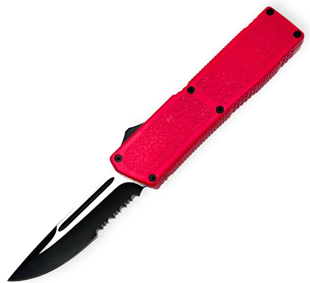 Lighting OTF Knife Pink with case