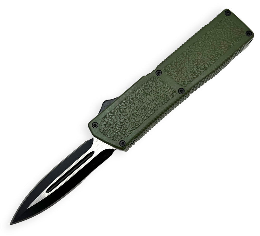 Lighting OTF Knife Green/ Case