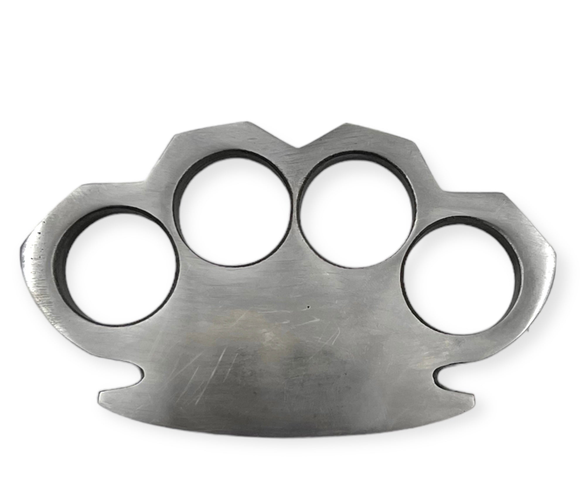 Brass Knuckles Deep Silver Solid Steel – Panther Wholesale