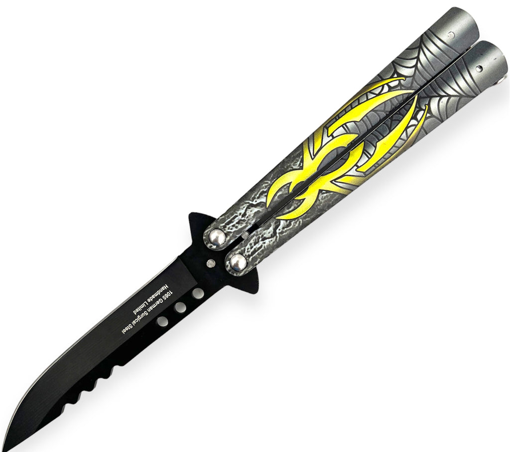 Heavy Duty  Butterfly Knife Yellow