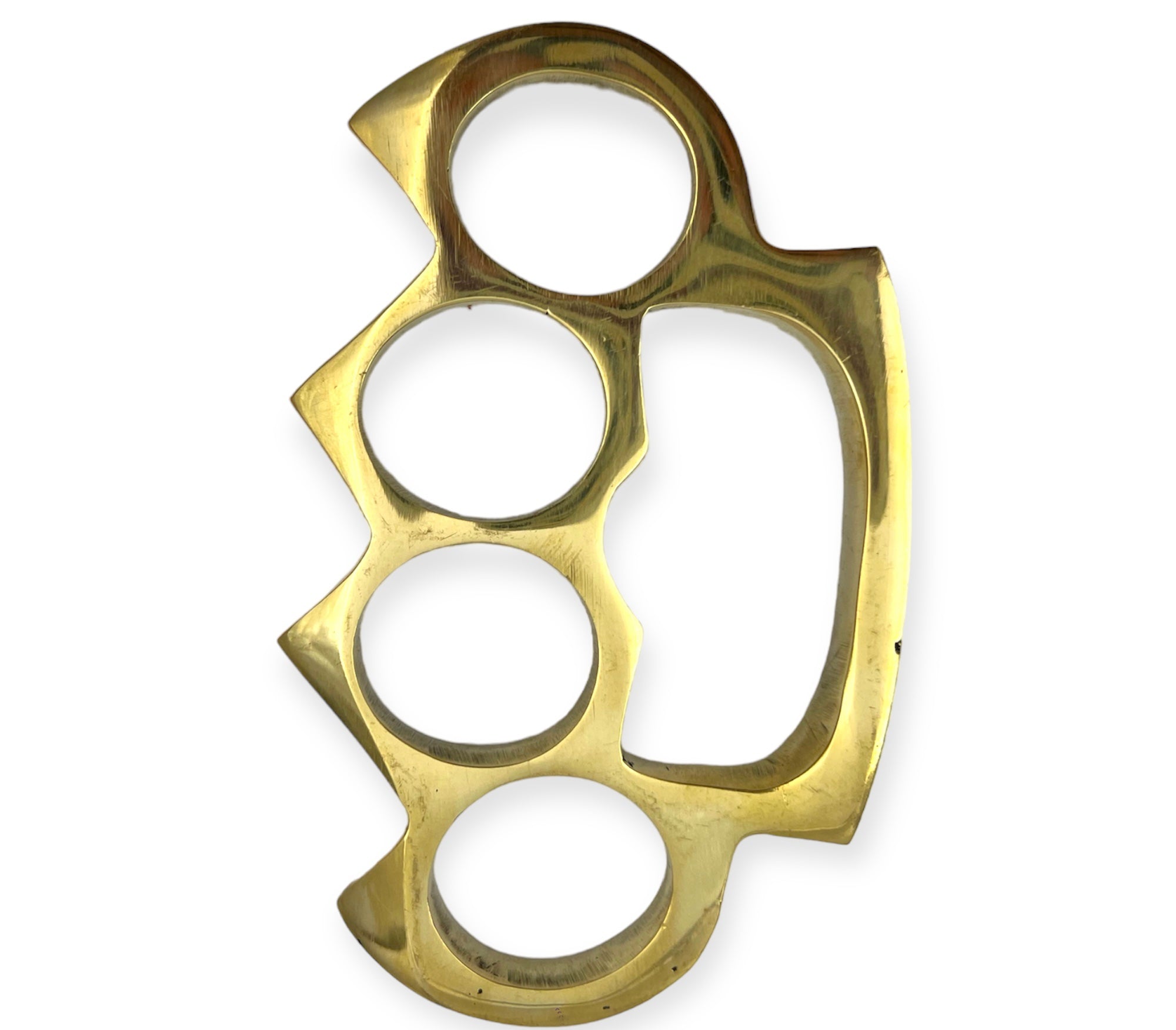 Solid Heavy Real Brass Knuckles 4 Fingers – Panther Wholesale