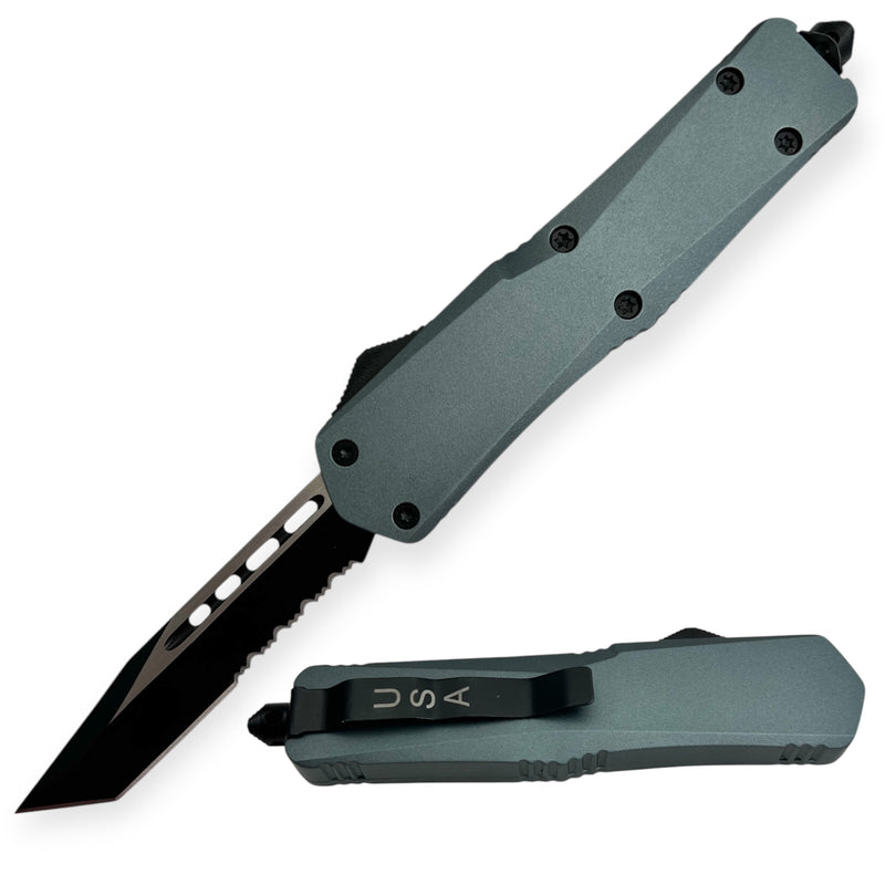 OTF Automatic Knife Grey