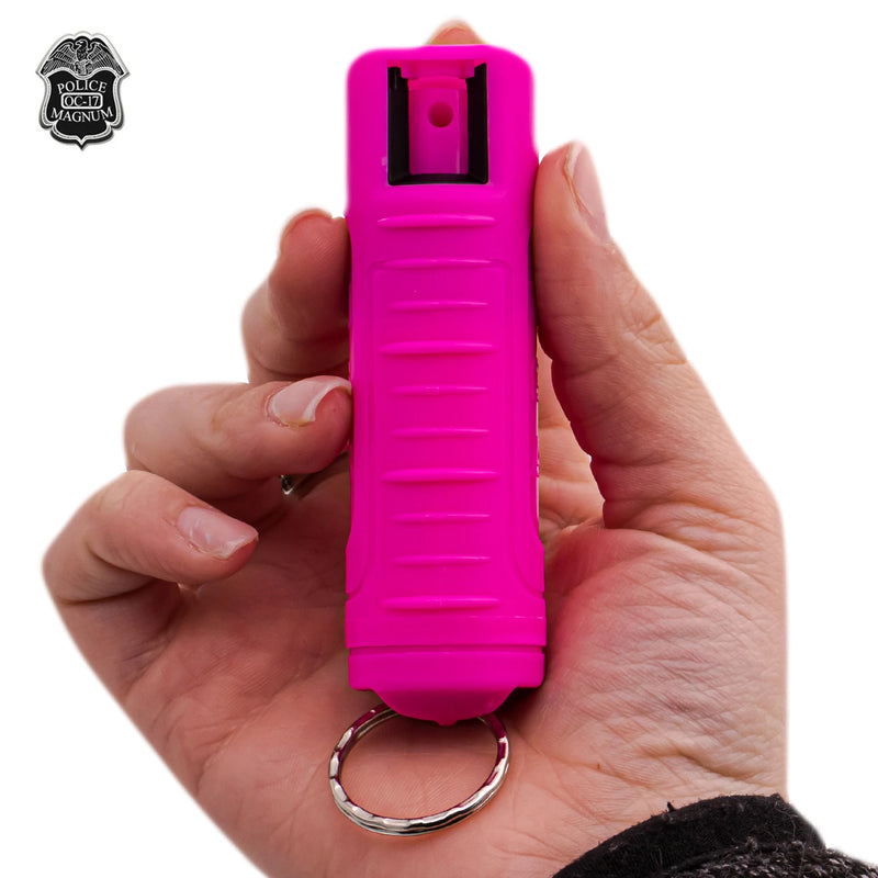 Pepper Spray Keychain - Maximum Strength MC 1.44 - Pepper Sprayer Self  Defense - Wholesale Items for Resale Bulk (Purple/Pink (8 Pack))