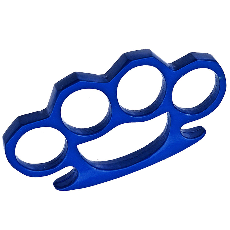Brass Knuckle Styled Plastic Knuckle Duster Belt Buckle with Prong  Attachment - Black