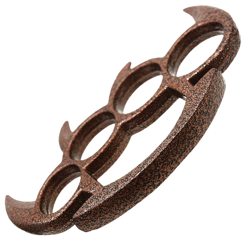 Spiked Brass Knuckle Solid Steel - Copper