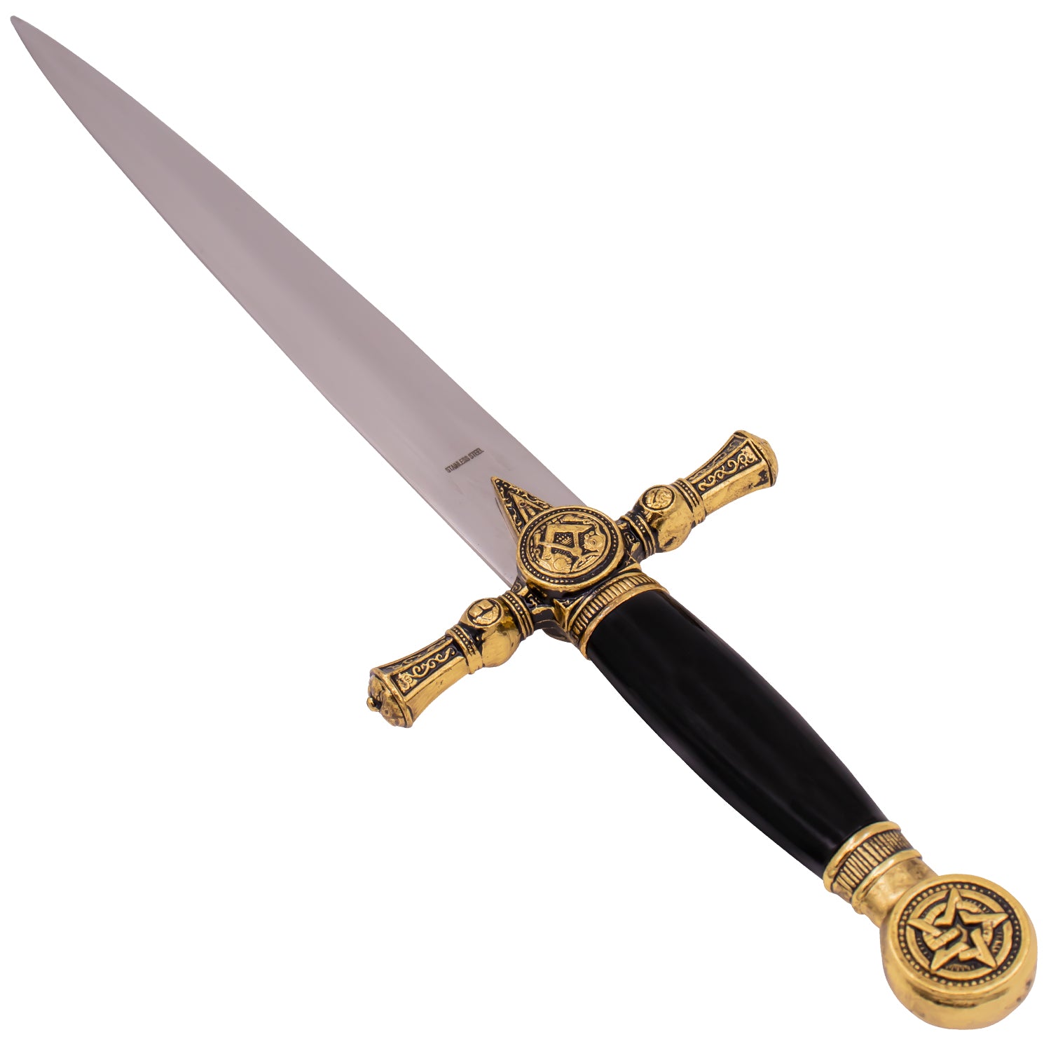 Masonic Dagger newest Gold-colored - Metal 1990