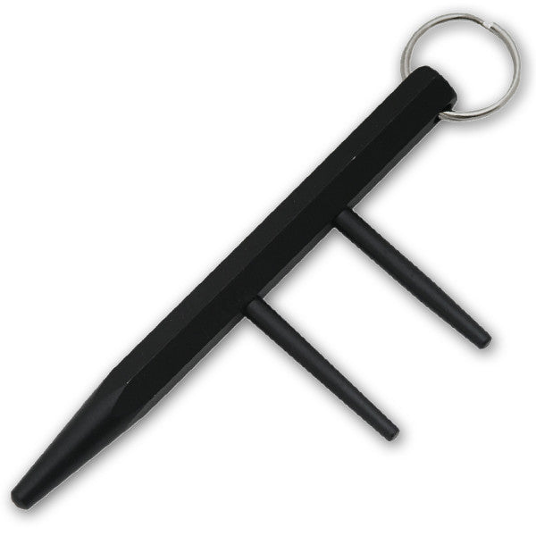 Spiked Defense Kubaton - Black, , Panther Trading Company- Panther Wholesale