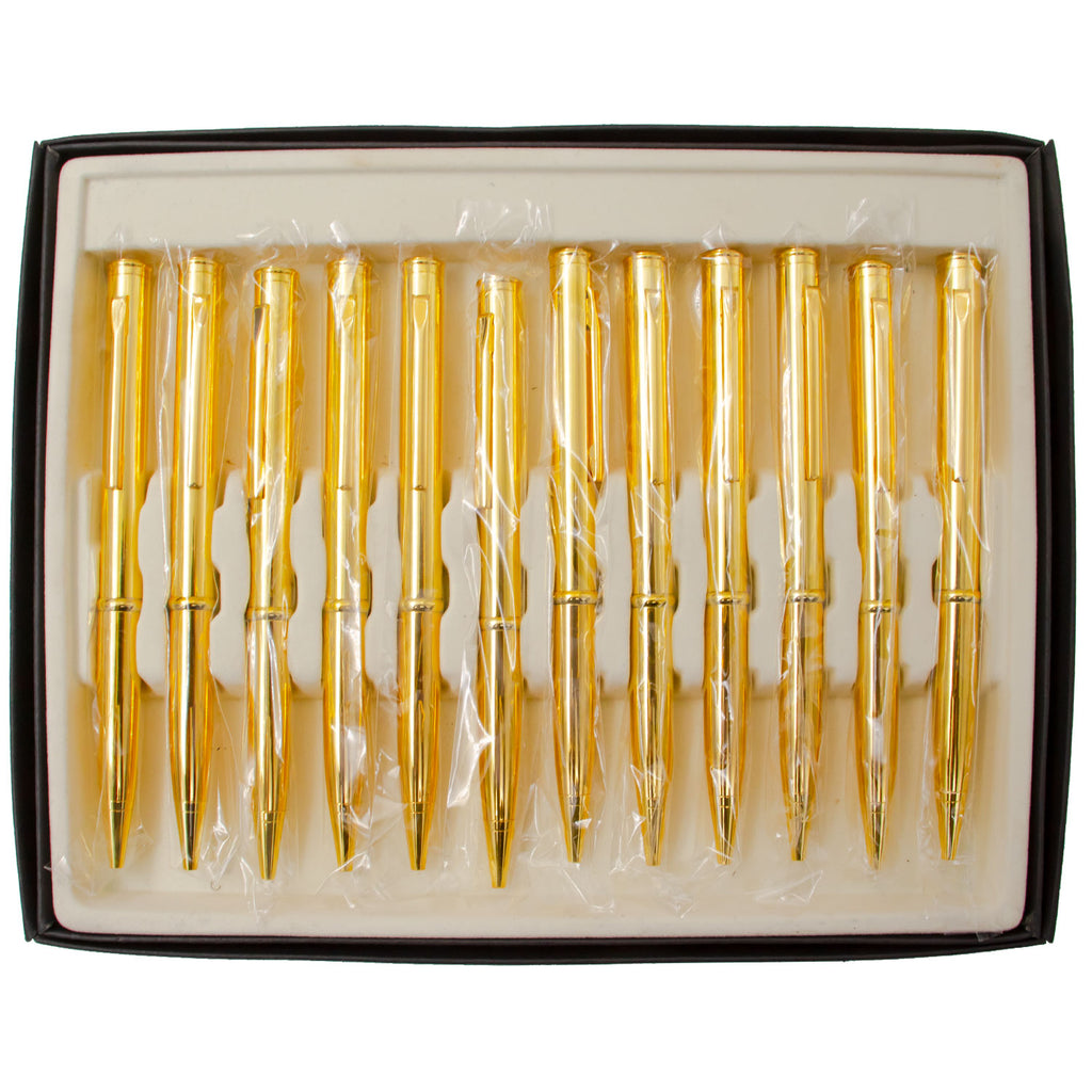 Pen Knife 12 PIECES Set - Gold