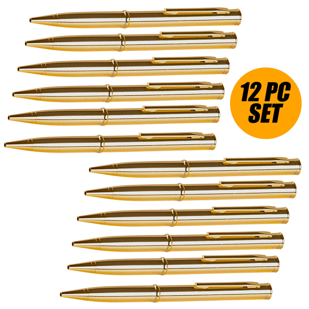 Pen Knife 12 PIECES Set - Gold