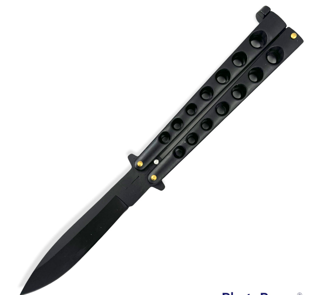 All BLACK Folding Knife