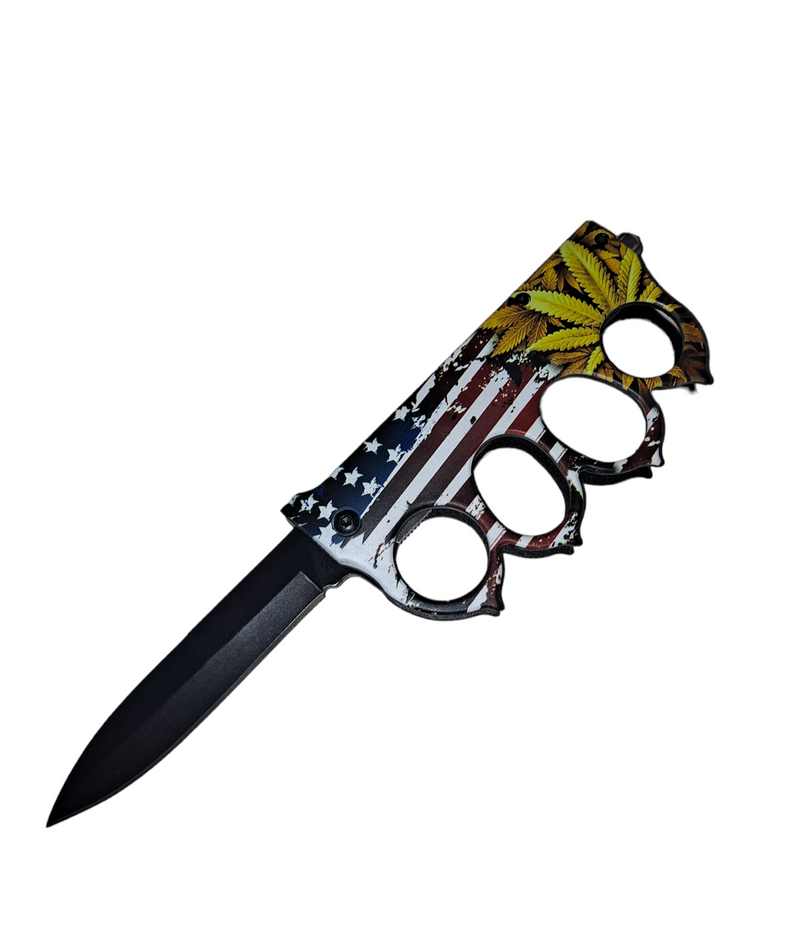 Tiger Claw Switchblade Knuckle Duster 