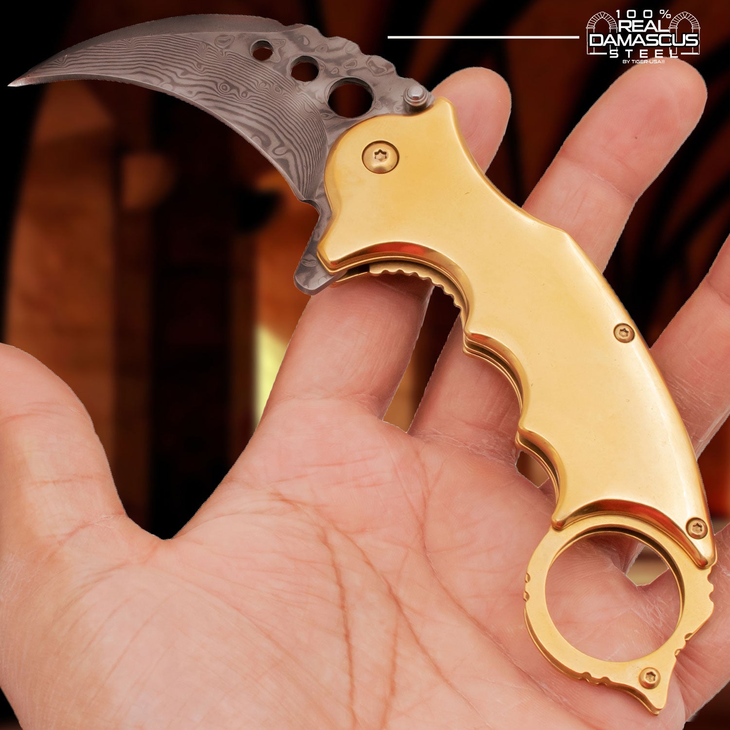 Karambit Gold, Real Life Knife